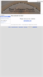 Mobile Screenshot of cfzionlutheran.com
